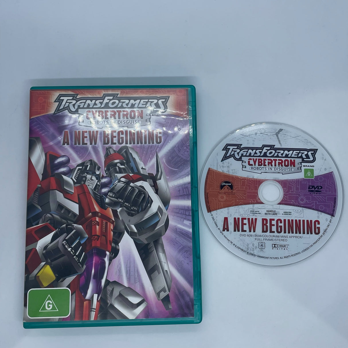 Transformers Cybertron Robots in Disguise DVD