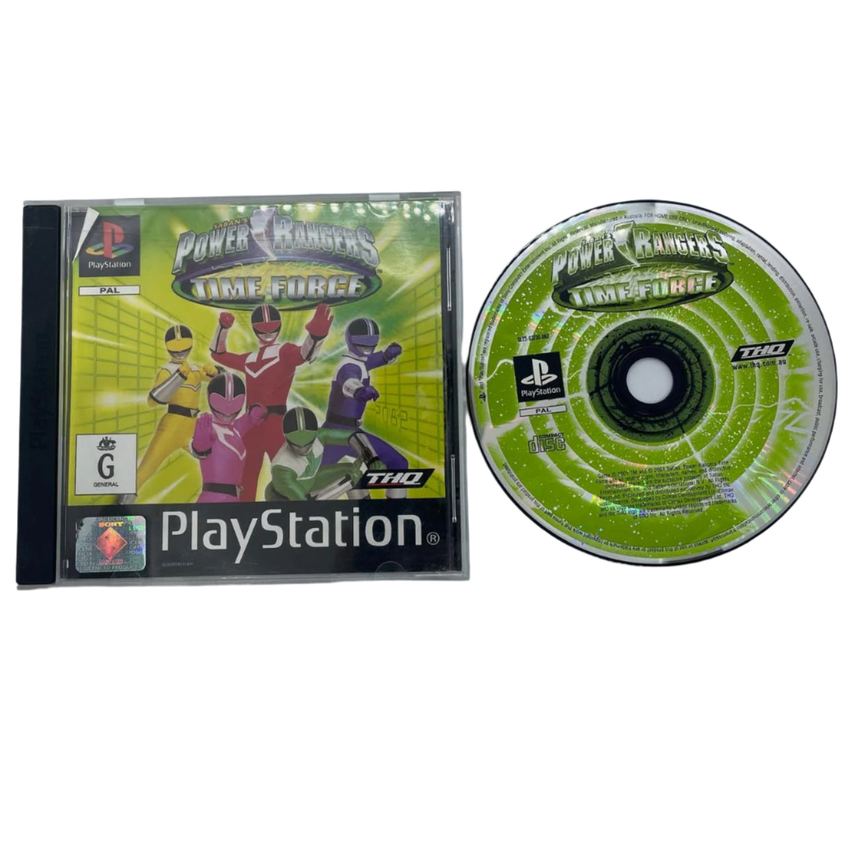 Power Rangers Time Force PS1 Playstation 1 Game PAL