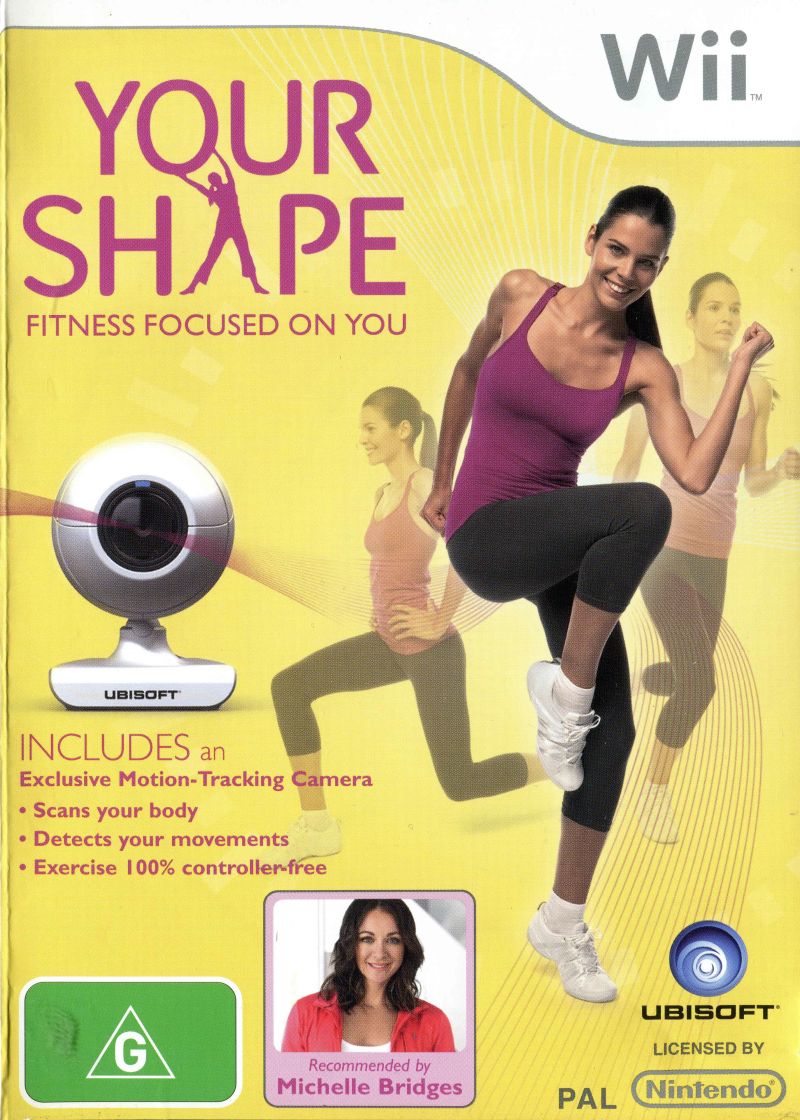 Your Shape Featuring Jenny McCarthy Nintendo Wii Game PAL