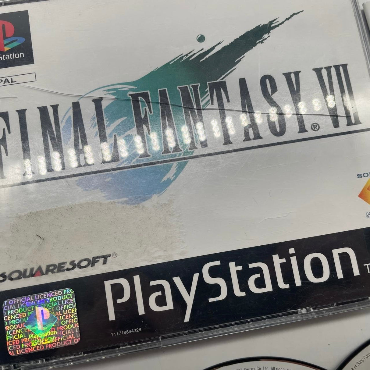 Final Fantasy VII 7 PS1 PlayStation 1 3-Disc Game PAL