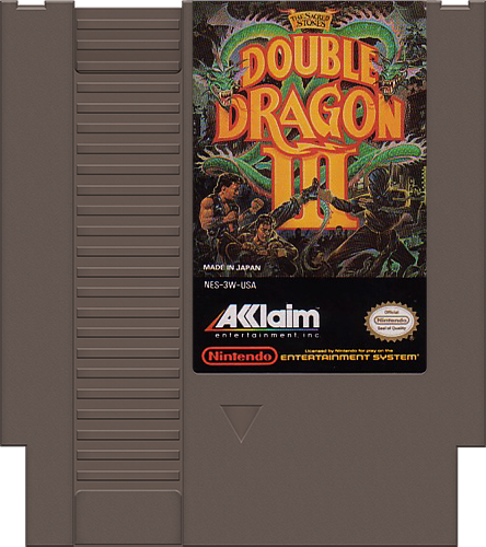 Double Dragon III Nintendo Entertainment System NES Game Cartridge PAL