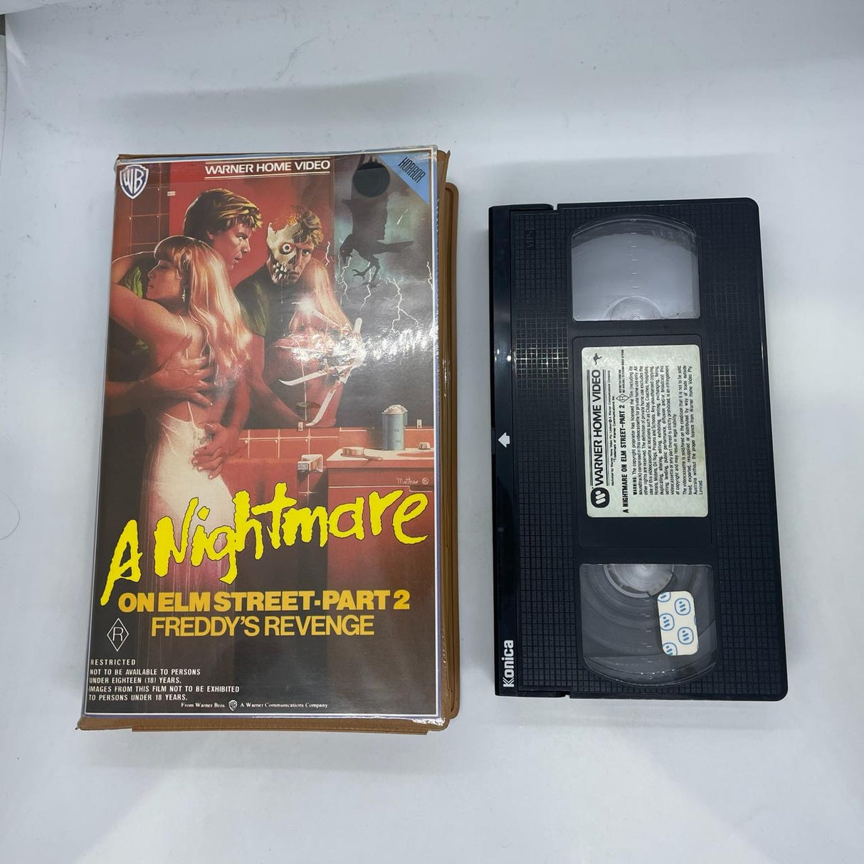 A Nightmare On Elm Street Part 2 Freddy's Revenge VHS Video Cassette Tape