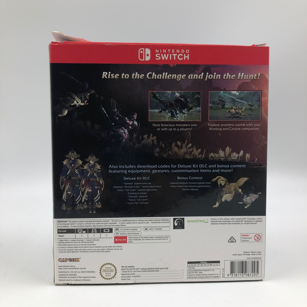 Monster Hunter Rise Collector’s Edition Nintendo Switch Amiibo