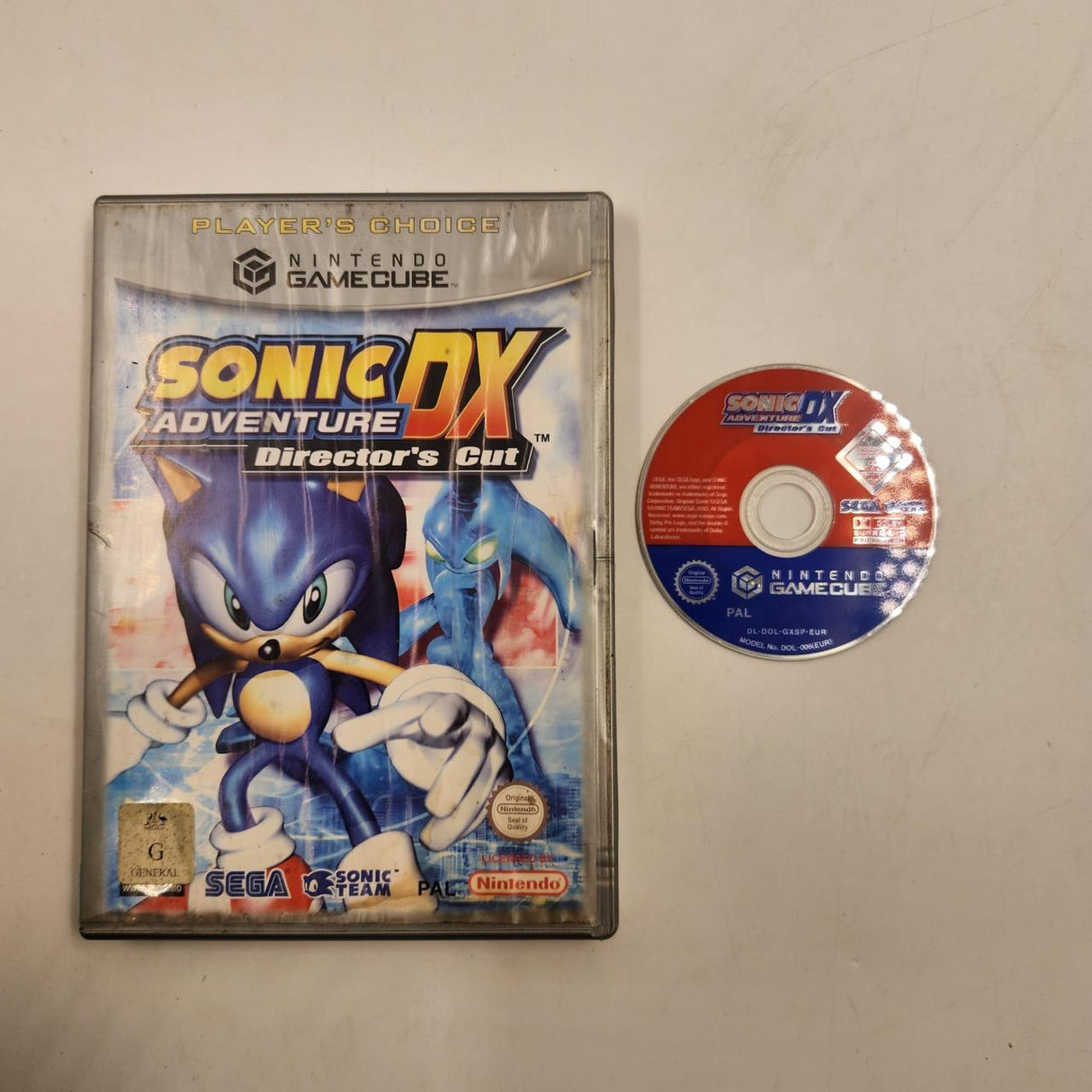 Sonic Adventure DX Director's Cut Nintendo Gamecube Game PAL