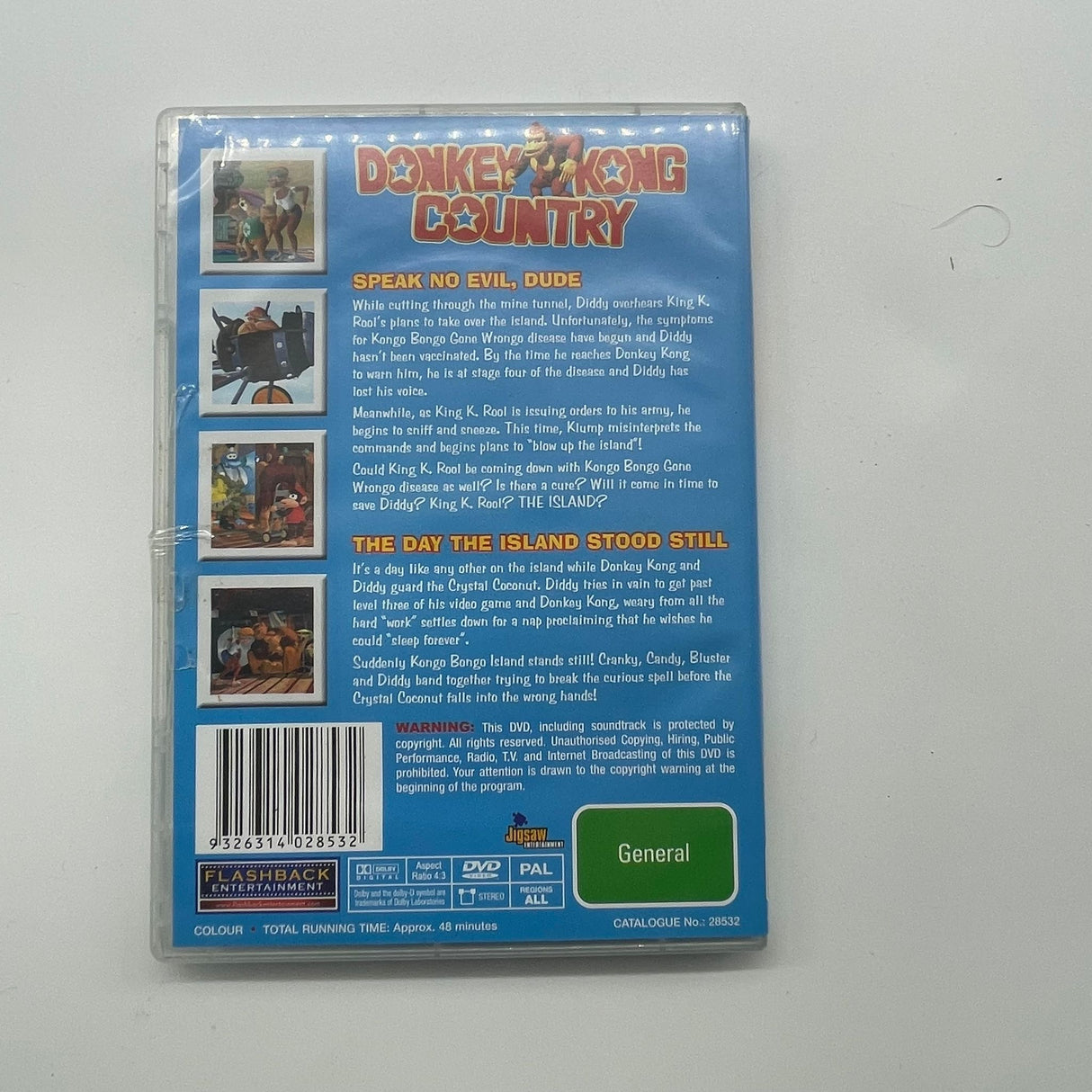 Donkey Kong County Speak No Evil, Dude DVD