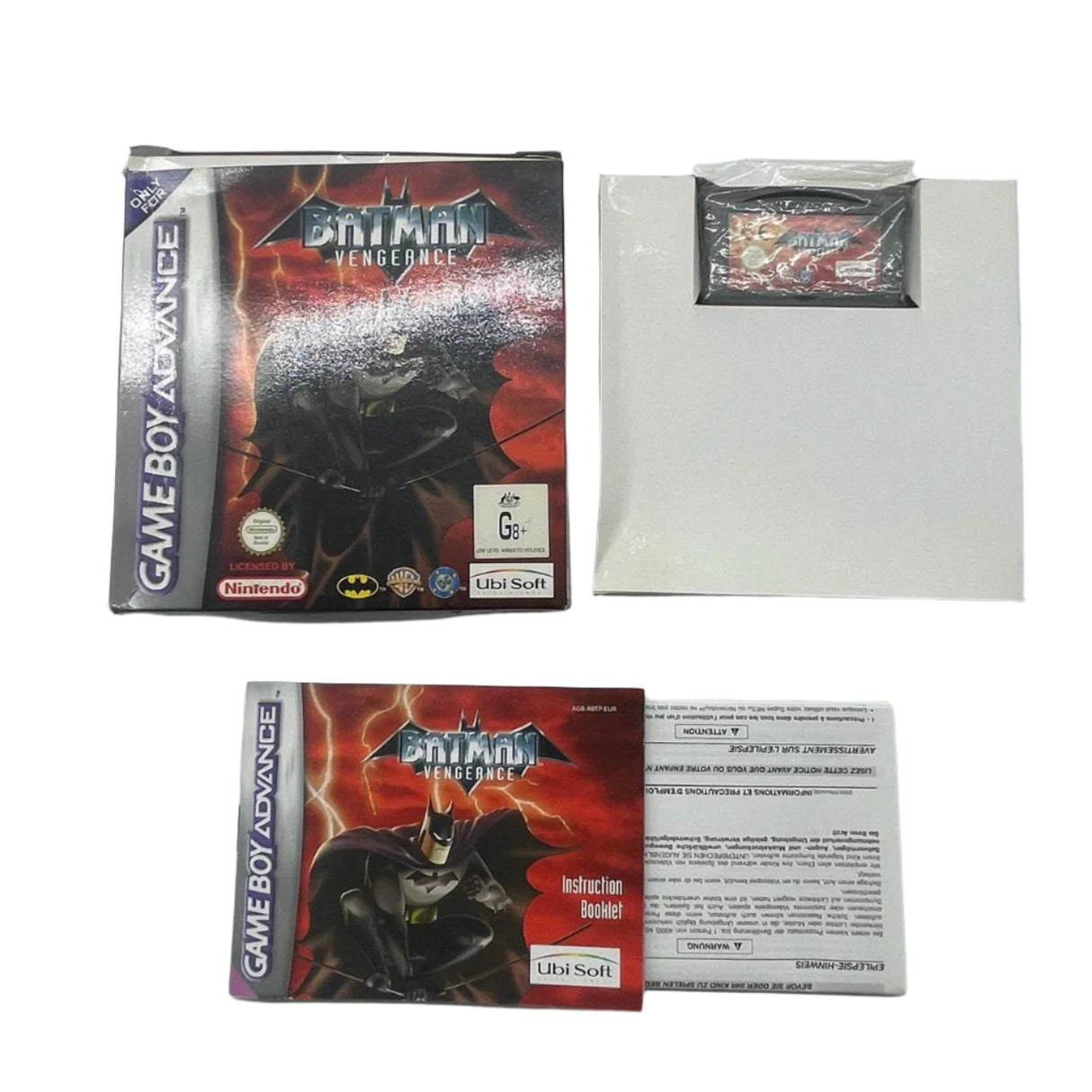 Batman Vengeance Nintendo Gameboy Advance GBA Game Boxed Complete PAL