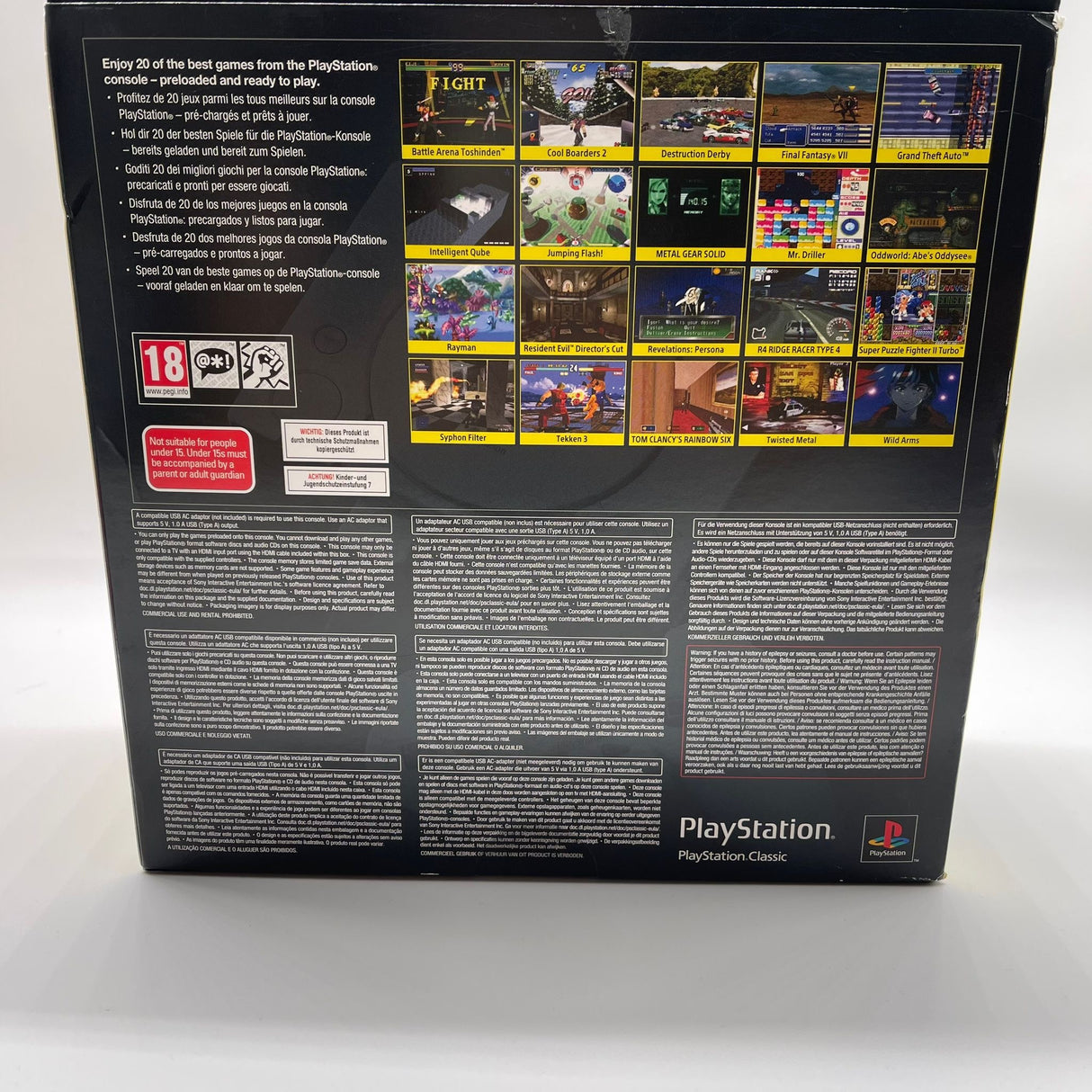 Sony Playstation Classic Console SCPH-1000R PAL Boxed