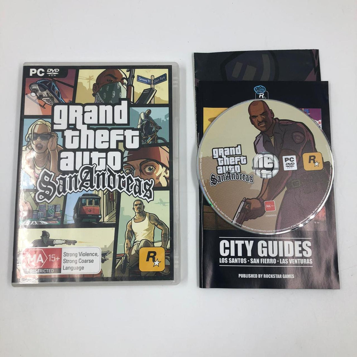 Grand Theft Auto San Andreas GTA PC DVD ROM