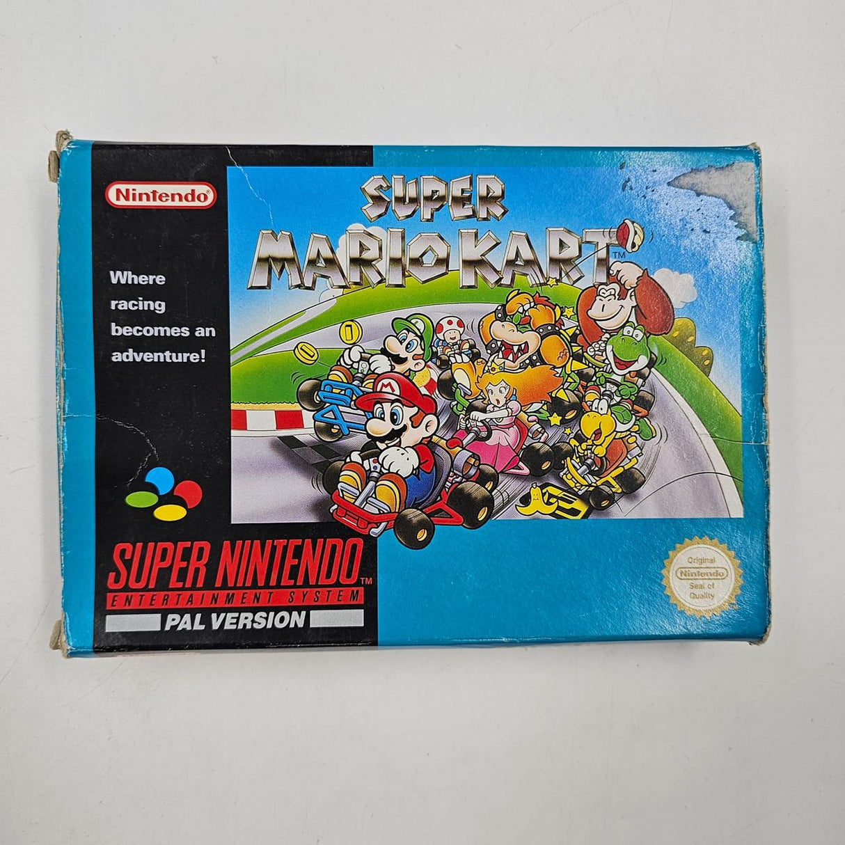 Super Mario Kart Super Nintendo SNES Game Boxed Complete PAL