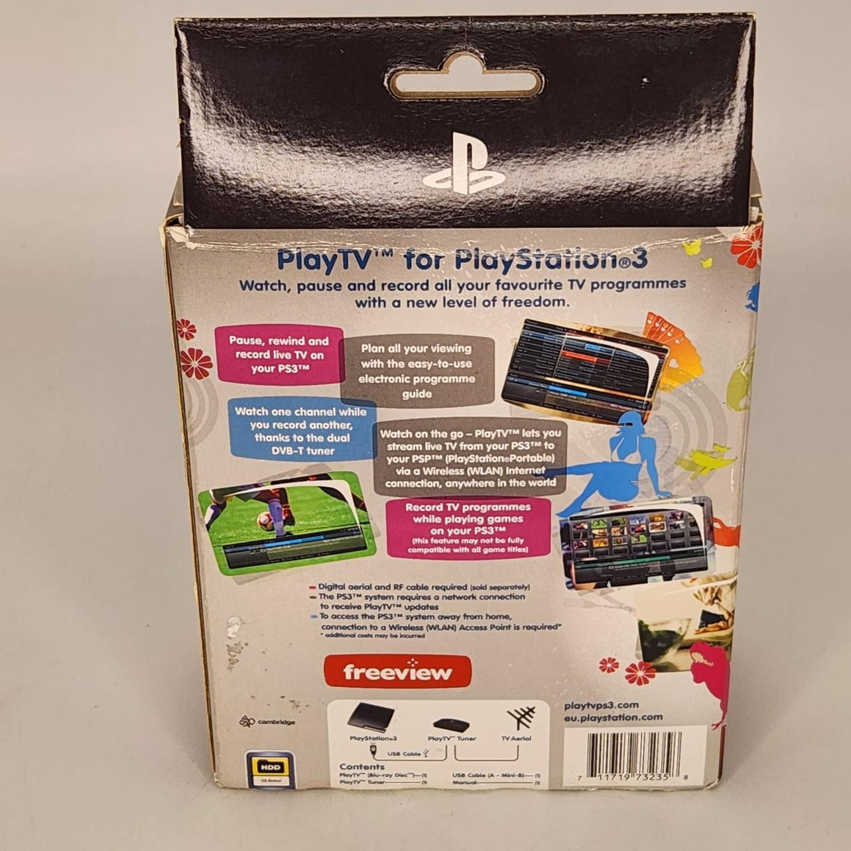 Play TV DVB-T Tuner Recorder PS3 Playstation 3 Game Boxed
