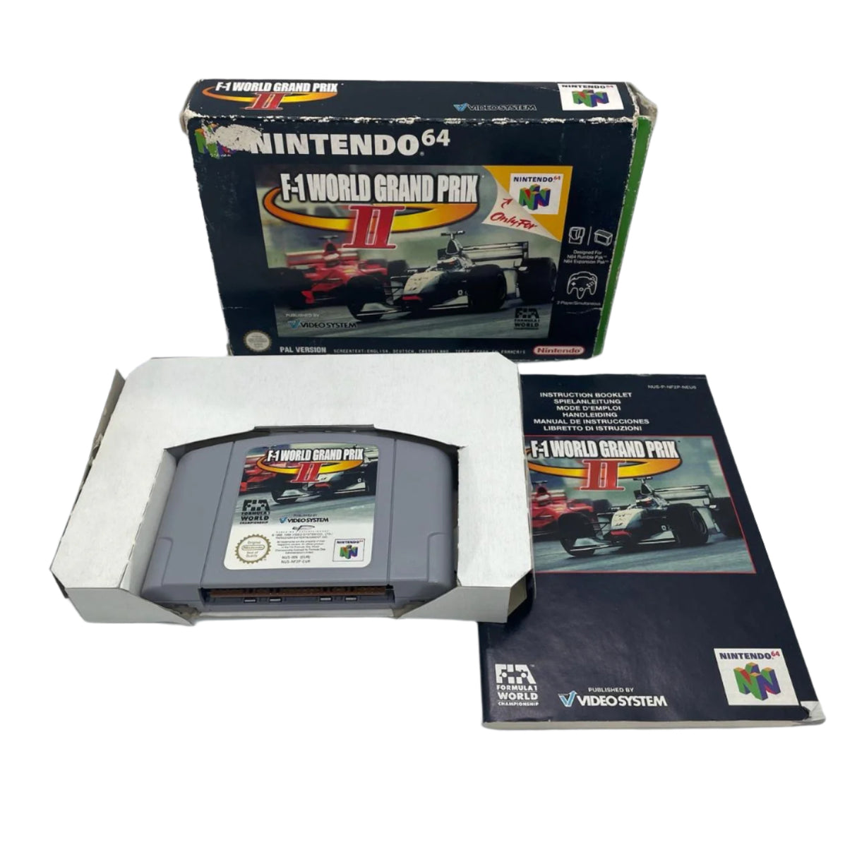 F-1 World Grand Prix Nintendo 64 N64 Game Boxed Complete PAL