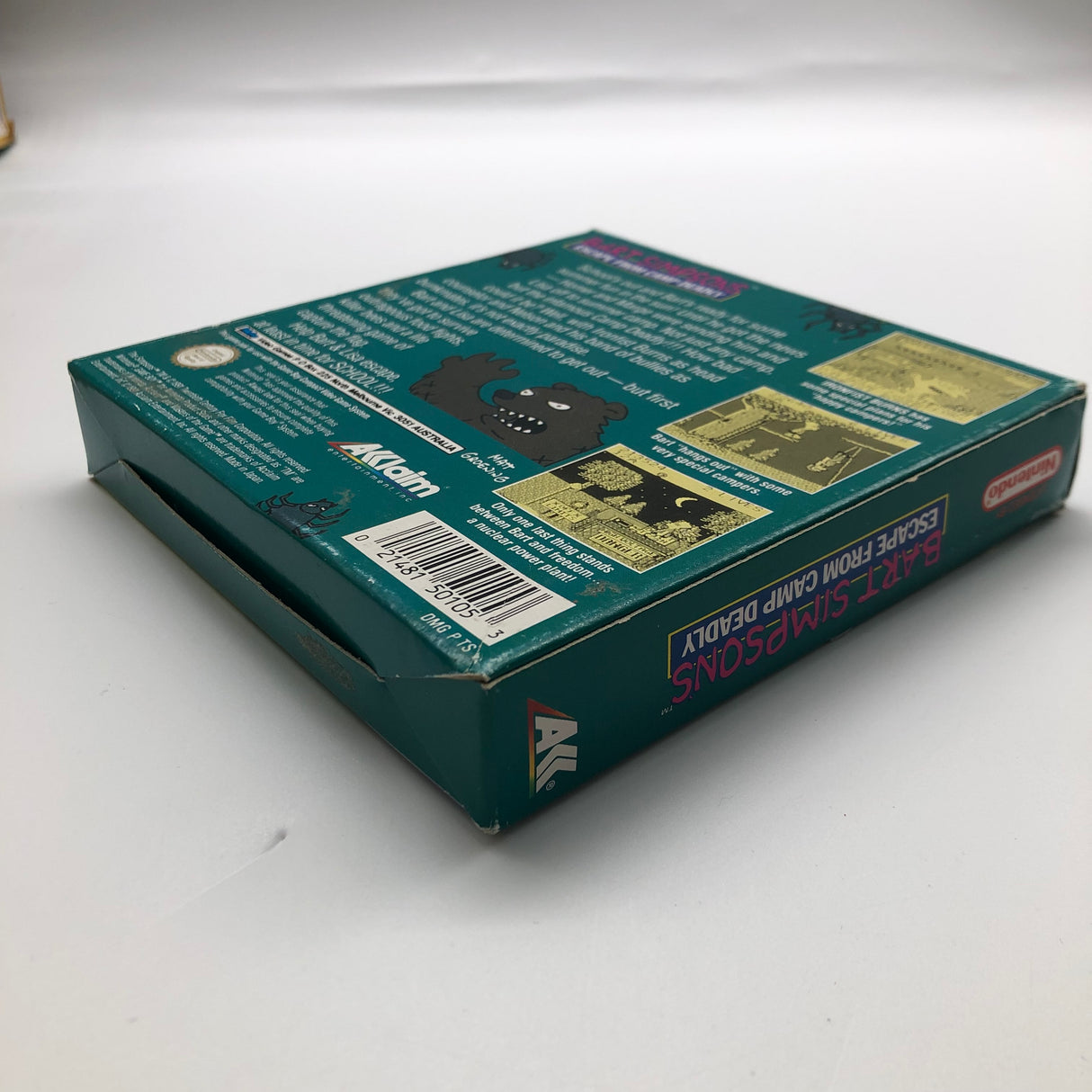 Bart Simpson's Escape from Camp Deadly Nintendo Gameboy Original Game Boxed Complete