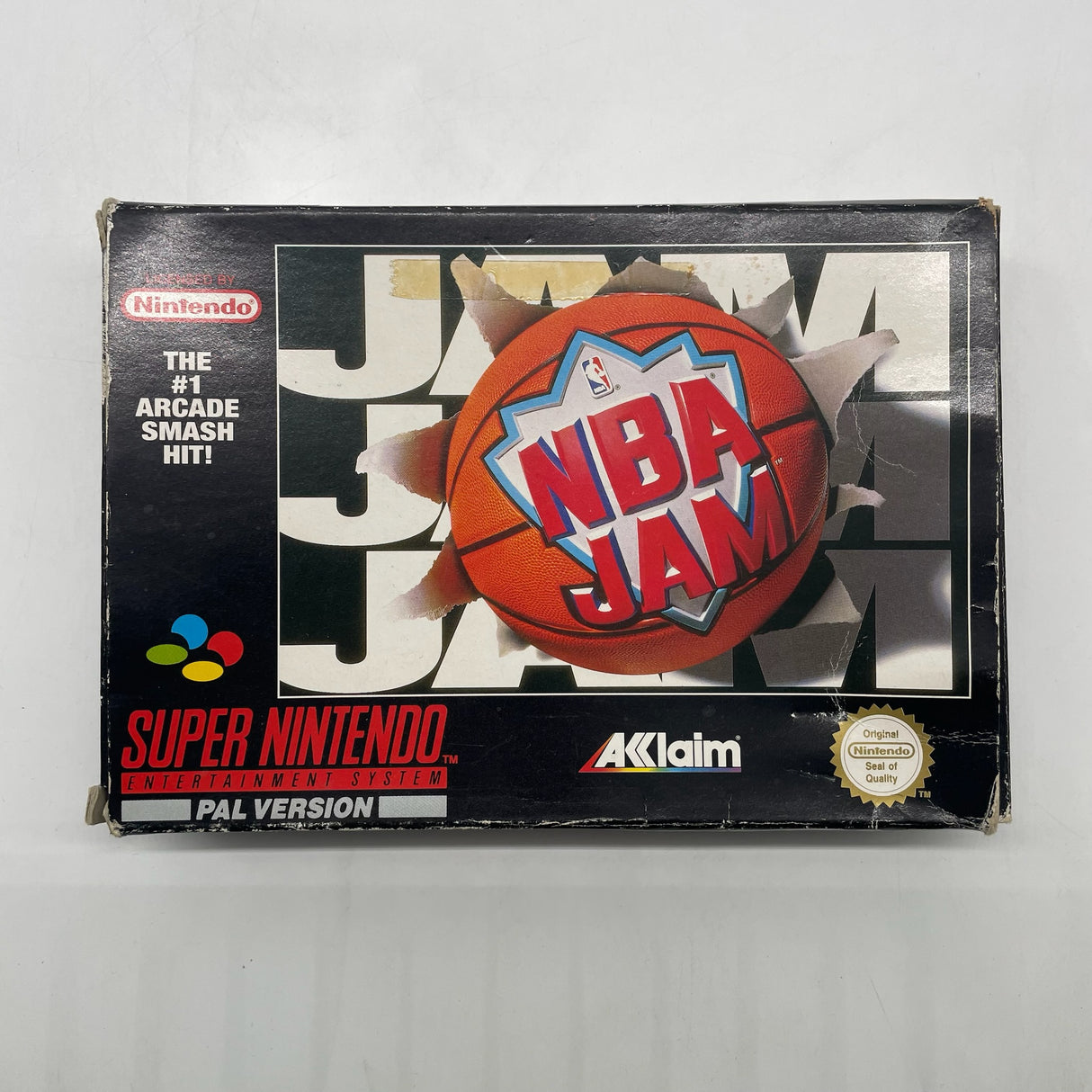 NBA Jam T.E Tour Edition Super Nintendo SNES Game Boxed Complete PAL