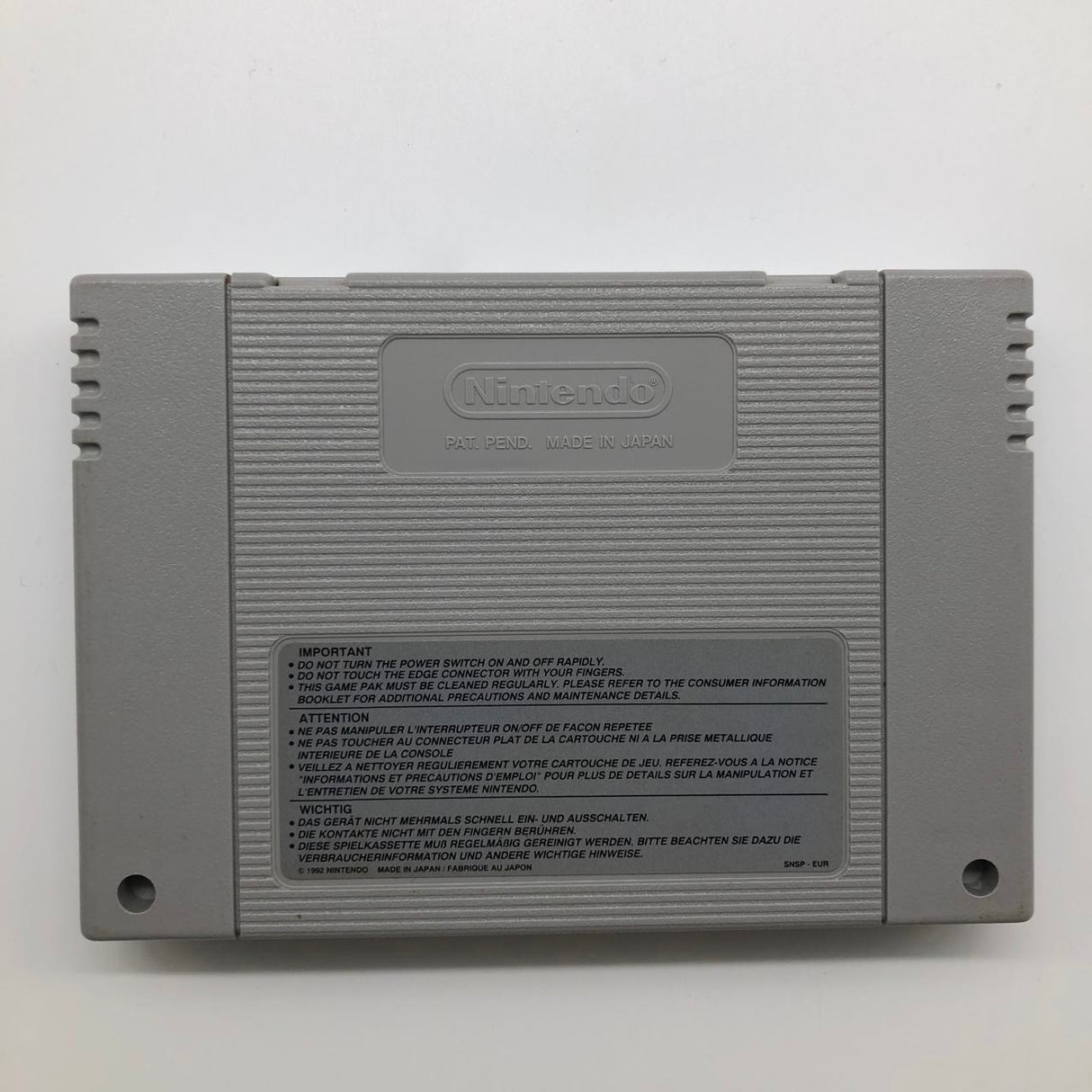 Mortal Kombat 3 Super Nintendo SNES Game Cartridge PAL