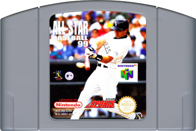 All-Star Baseball '99 Nintendo 64 N64 Game Cartridge PAL