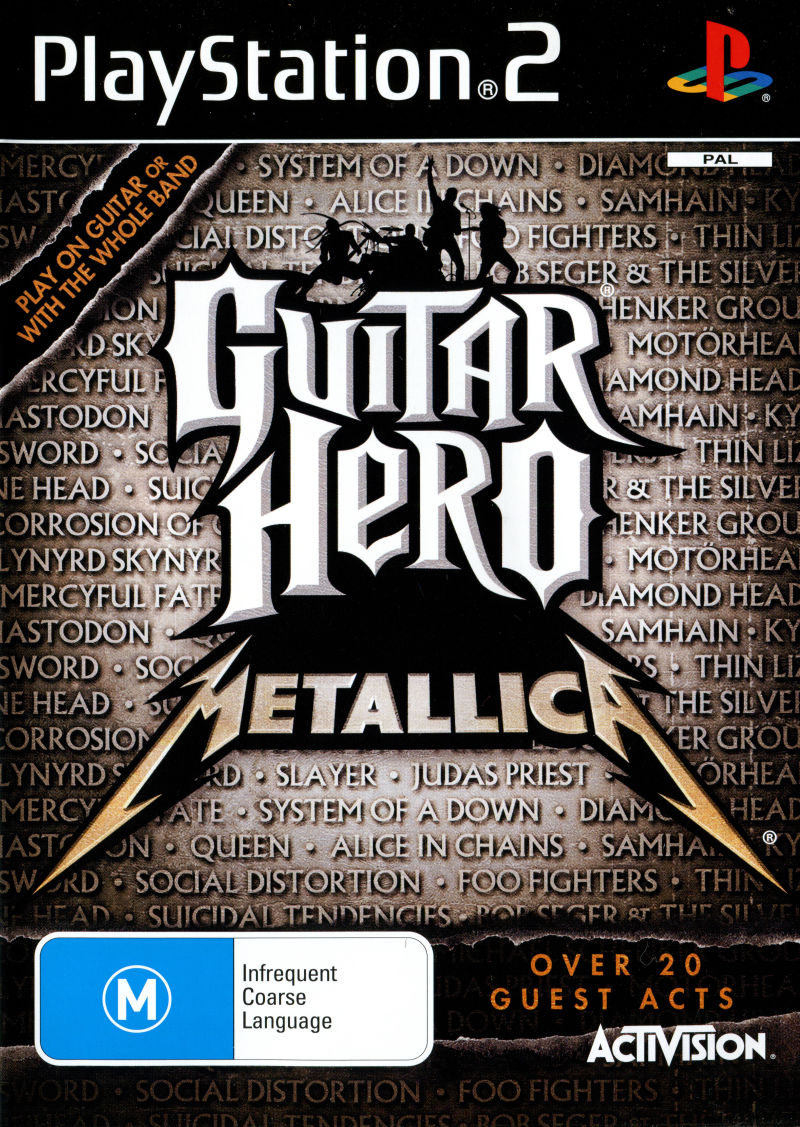 Guitar Hero: Metallica Playstation 2 PS2 Game PAL