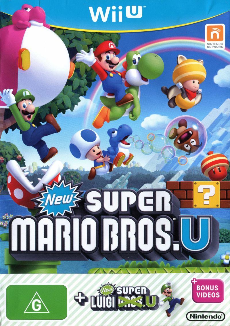 New Super Mario Bros. U + New Super Luigi U Nintendo Wii-U Game PAL