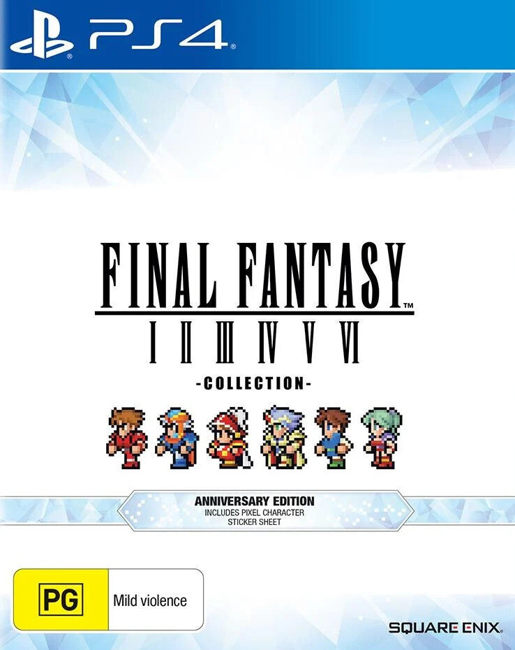 Final Fantasy Pixel Remastered I-VI Pixel Anniversary Collection PlayStation 4 PS4 Game