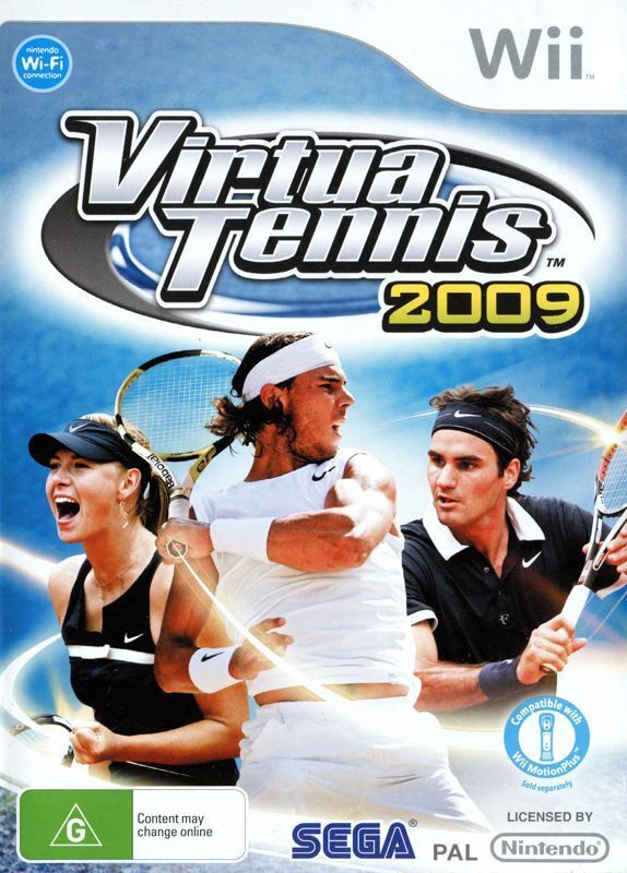 Virtua Tennis 2009 Nintendo Wii Game PAL