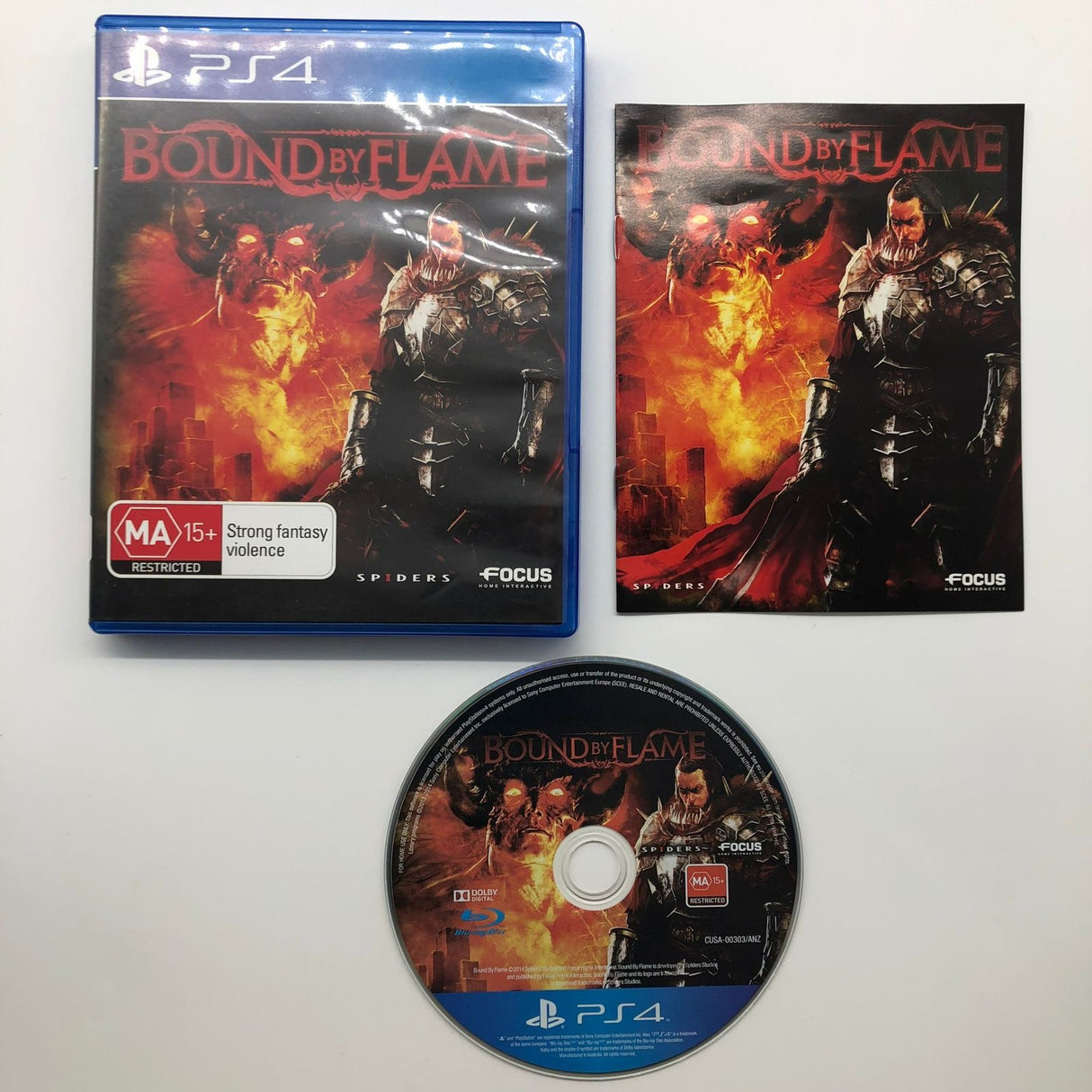 Bound By Flame PS4 Playstation 4 Game + Manual