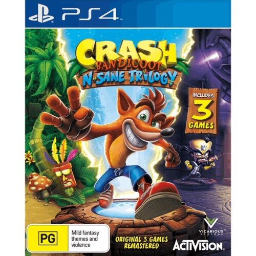 Crash Bandicoot N-Sane Trilogy PS4 Playstation 4 Game Brand New Sealed