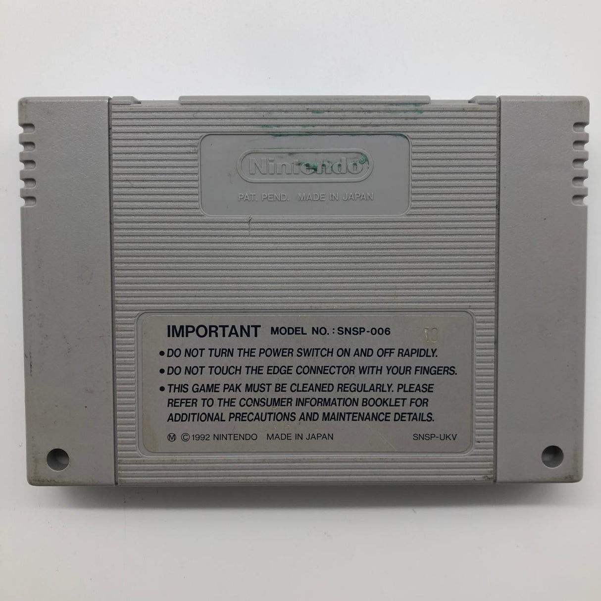 Jurassic Park Super Nintendo SNES Game Cartridge PAL