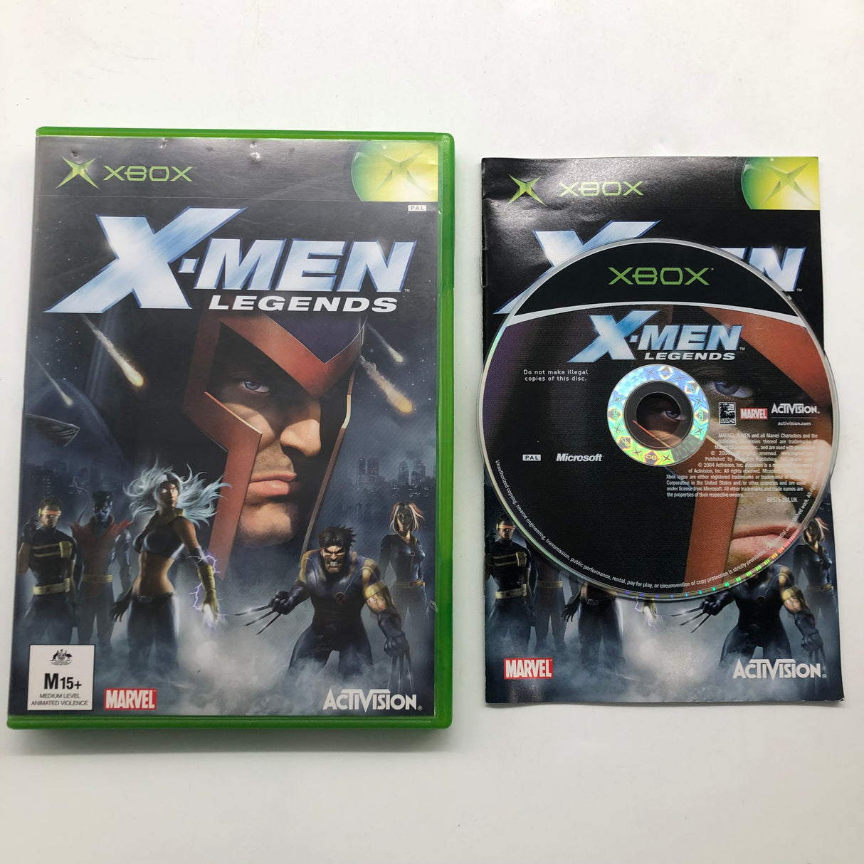 X-Men Legends Xbox Original Game + Manual PAL
