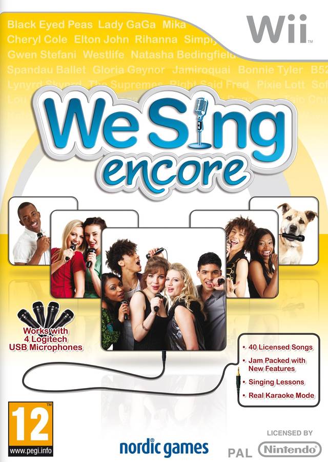 We Sing: Encore Nintendo Wii Game PAL