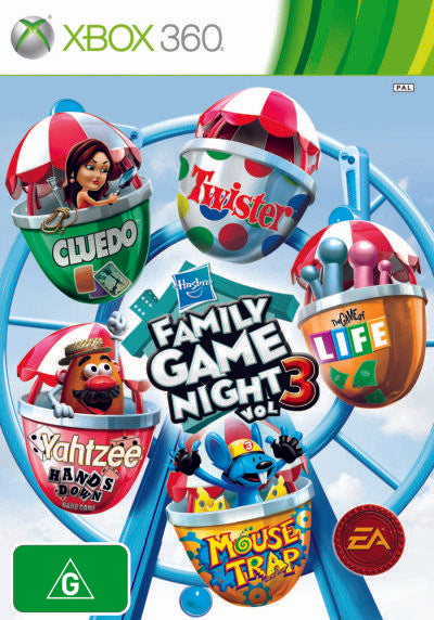 Hasbro Family Game Night 3 Xbox 360 Game PAL