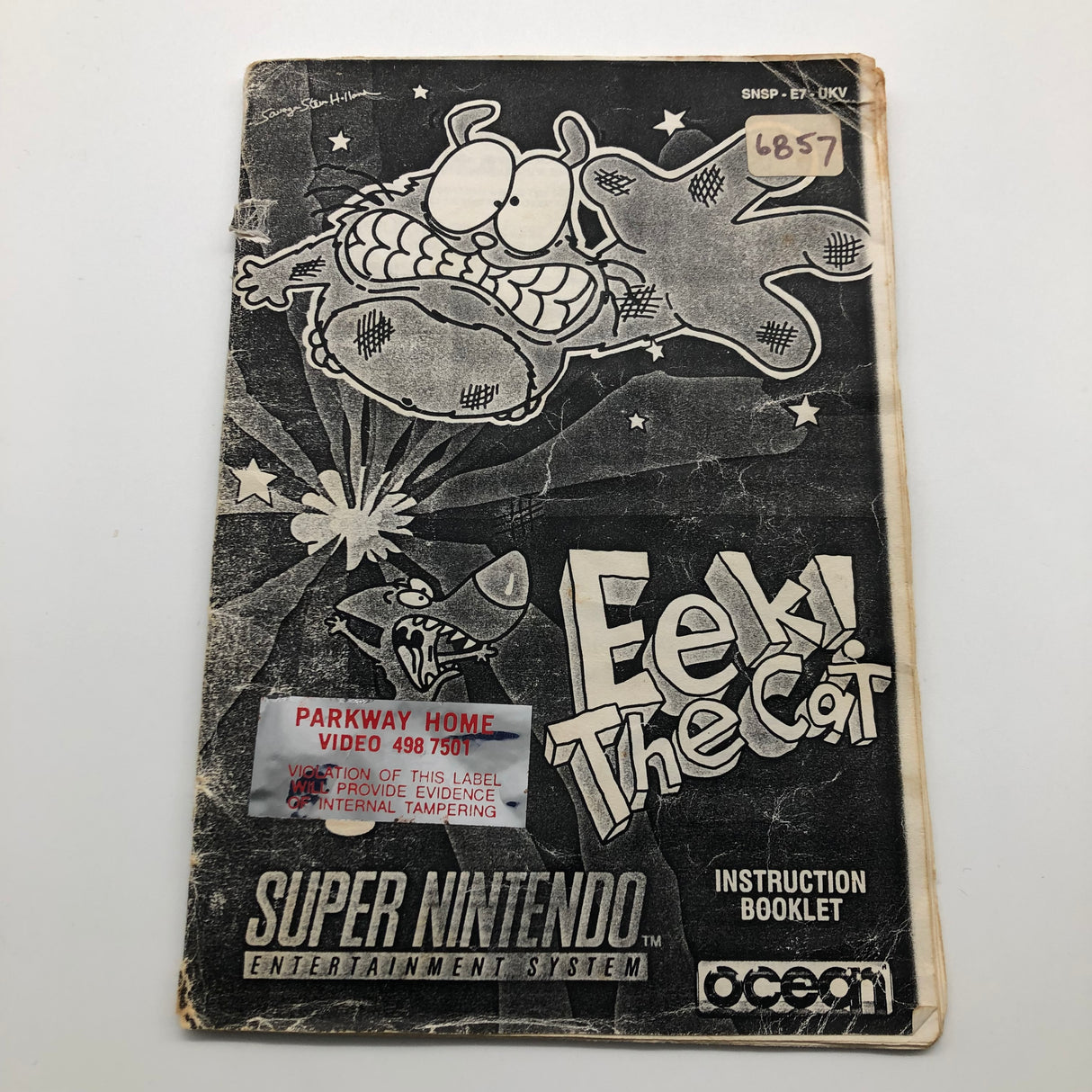 Eek! the Cat Super Nintendo SNES Game Boxed Complete PAL