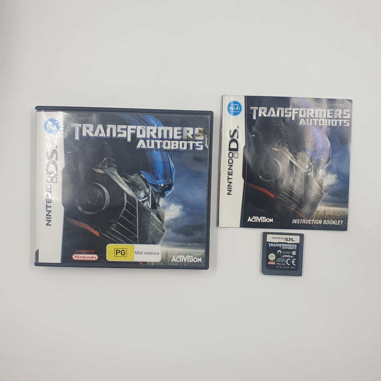 Transformers Autobots Nintendo Ds Game + Manual