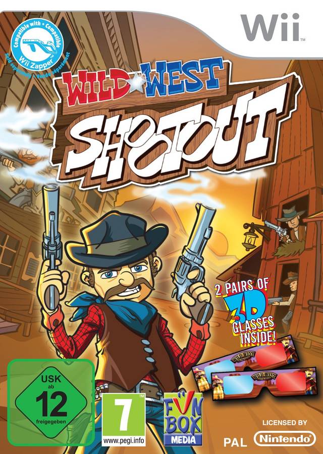 Wild West Shootout Nintendo Wii Game PAL