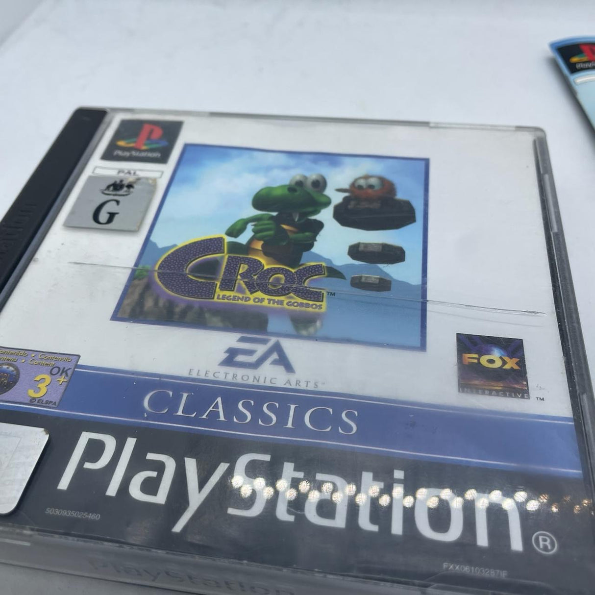 Croc Legend Of The Gobbos PS1 Playstation 1 Game + Manual PAL