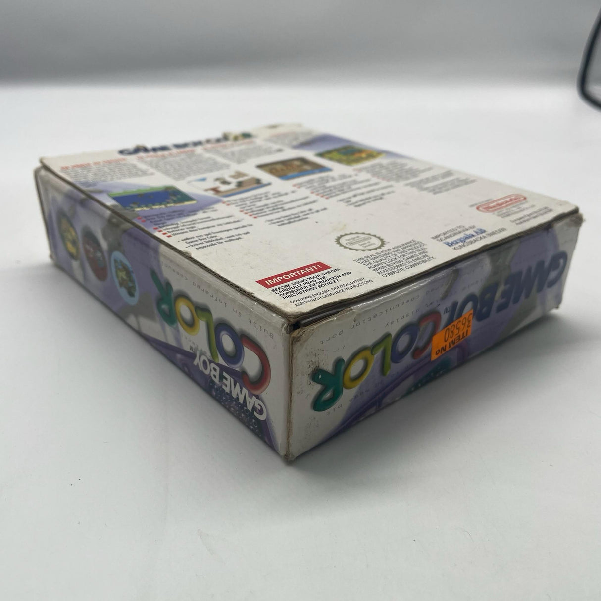 Game Boy Color Atomic Clear Purple Console Boxed Complete with Manual