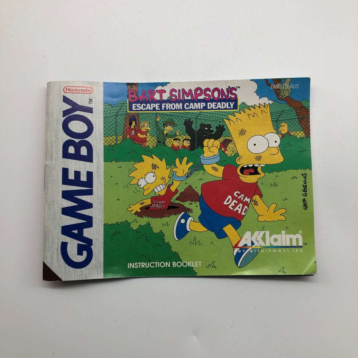 Bart Simpson's Escape from Camp Deadly Nintendo Gameboy Original Game Boxed Complete