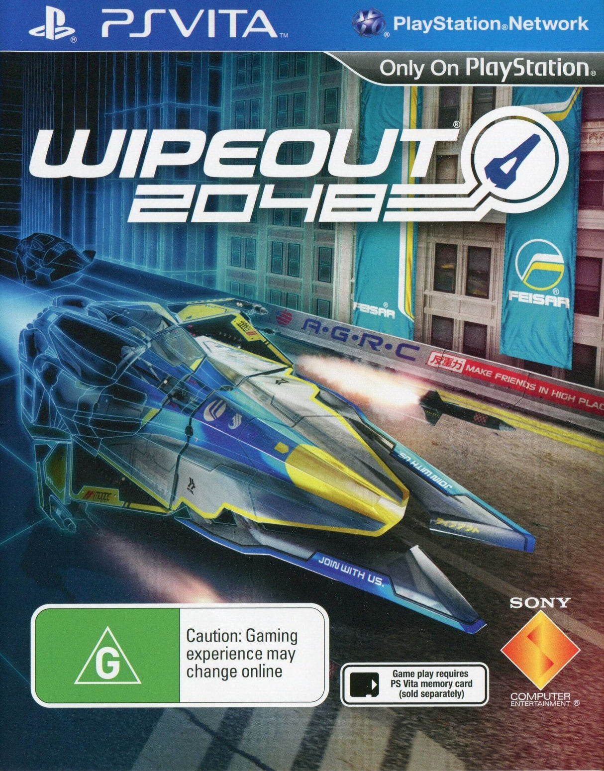 Wipeout 2048 Playstation Vita Game PAL