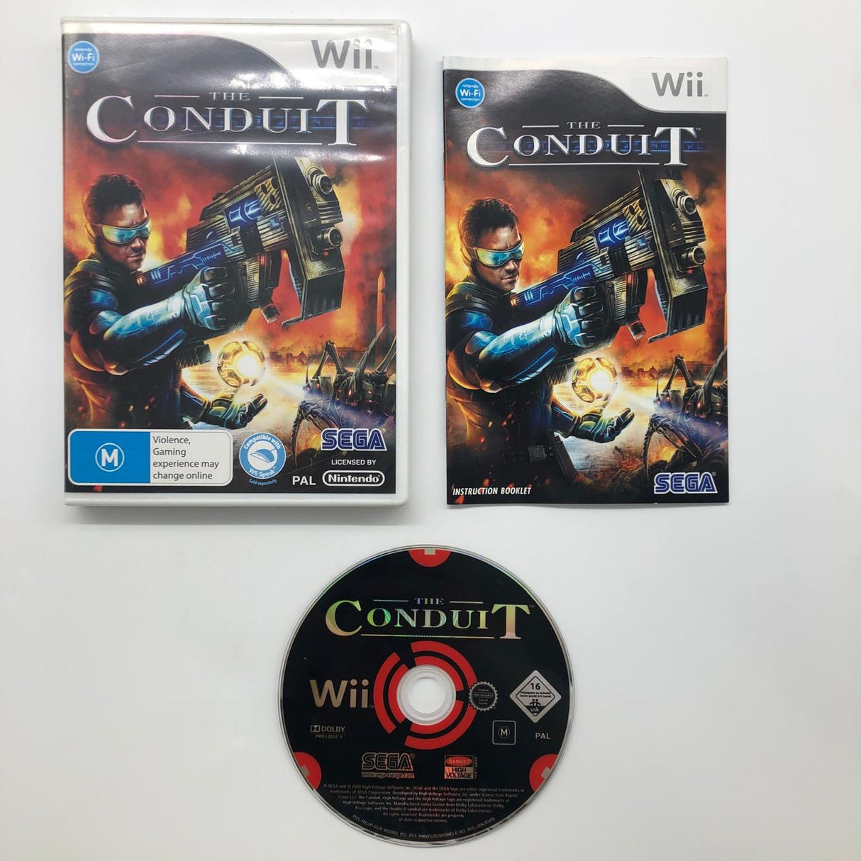 The Conduit Nintendo Wii Game + Manual PAL