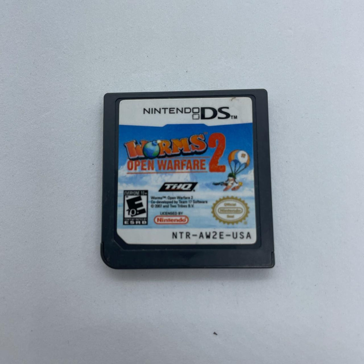 Worms Open Warfare 2 Nintendo DS Game Cartridge