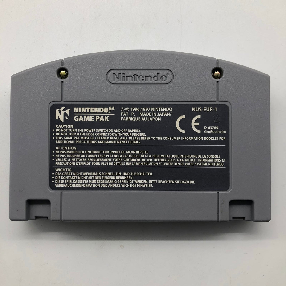 Top Gear Rally Nintendo 64 N64 Game Cartridge PAL