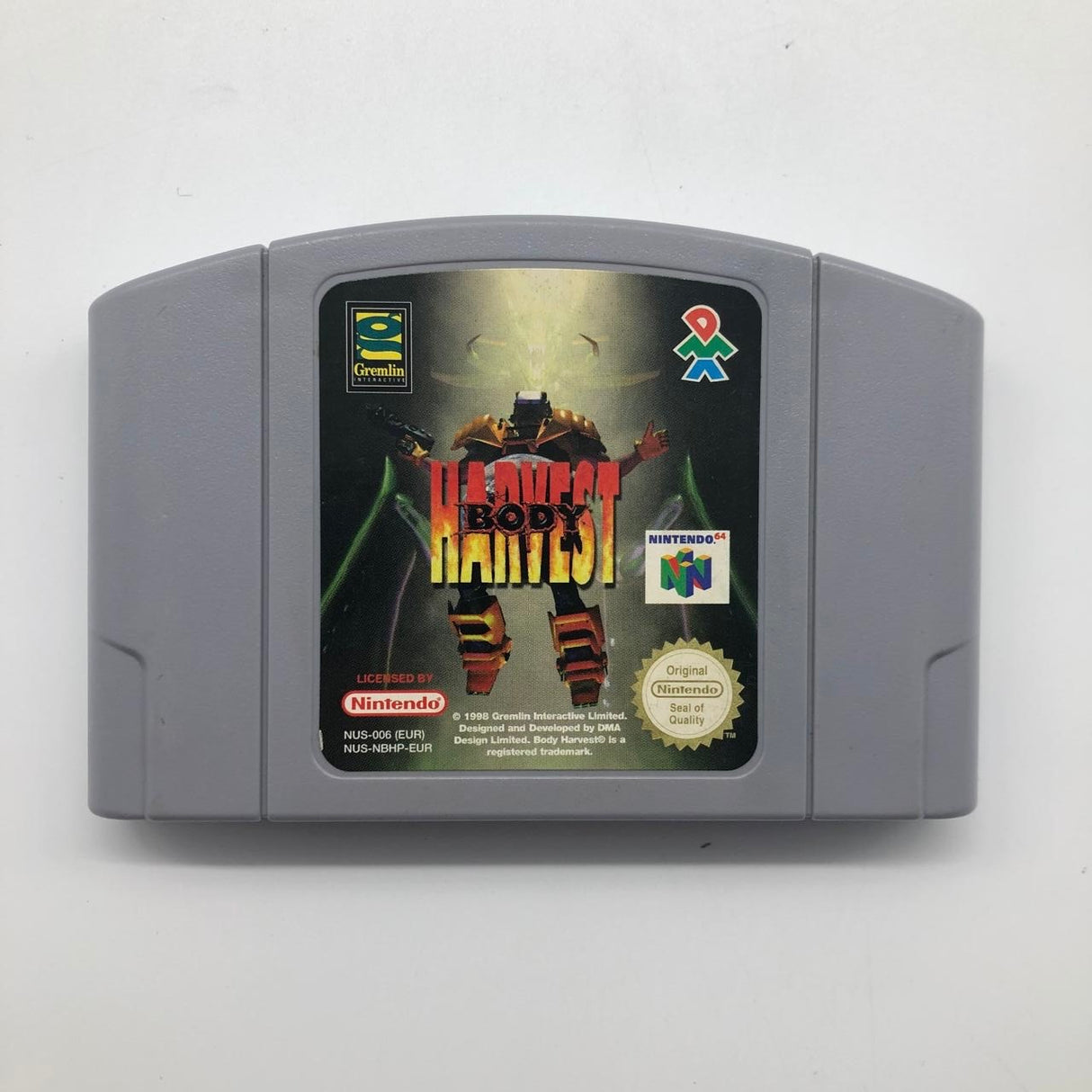 Body Harvest Nintendo 64 N64 Game Cartridge PAL
