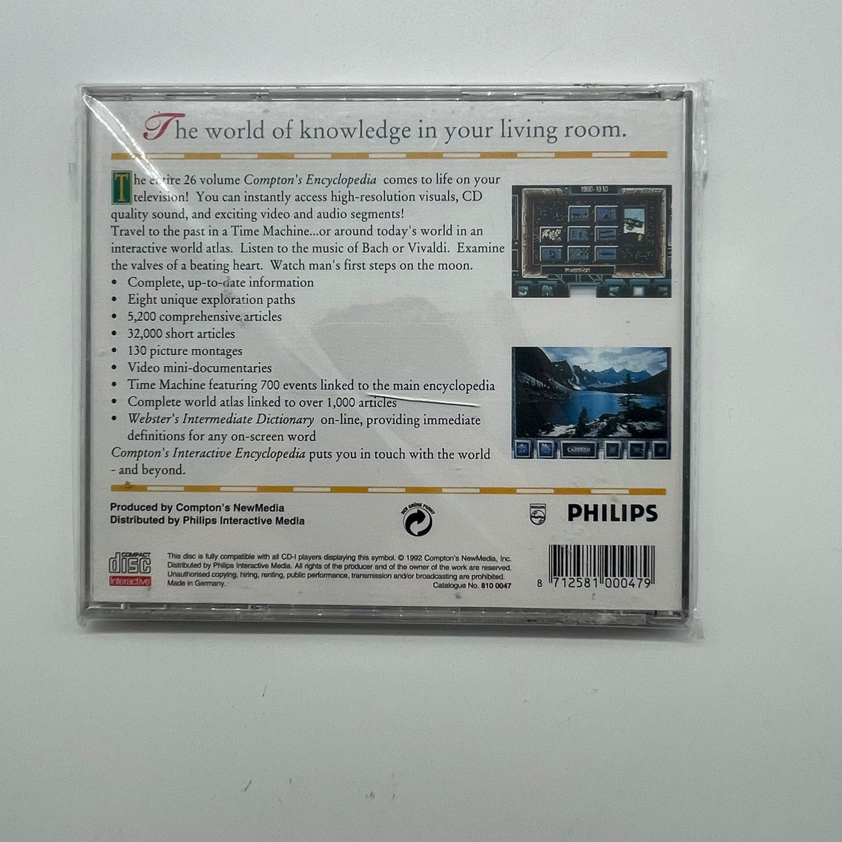 Compton’s Interactive Encyclopedia Philips CDI