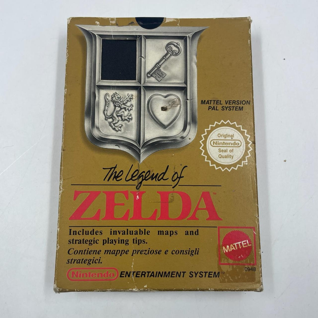 The Legend Of Zelda Nintendo Entertainment System NES Game Boxed PAL