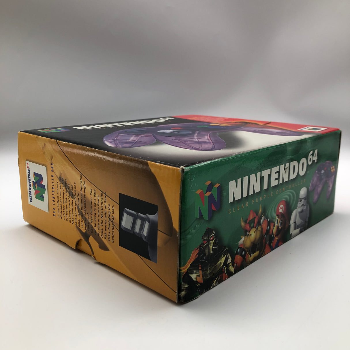 Nintendo 64 N64 Clear Purple Controller Boxed PAL