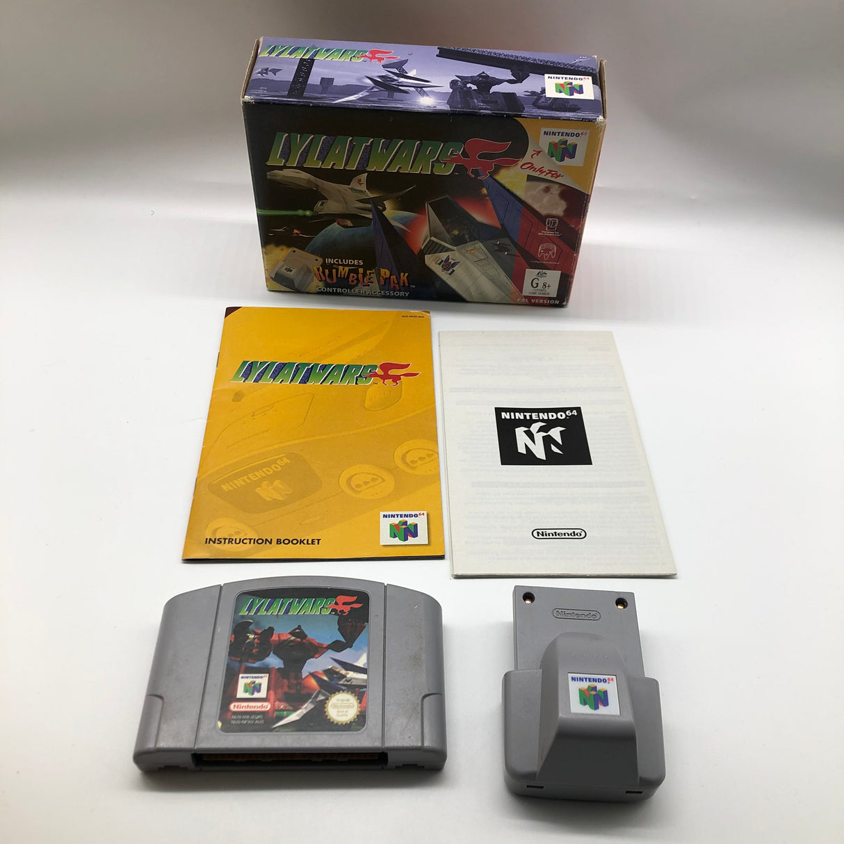 Lylat Wars + Rumble Pack Nintendo 64 N64 Game Boxed Complete PAL