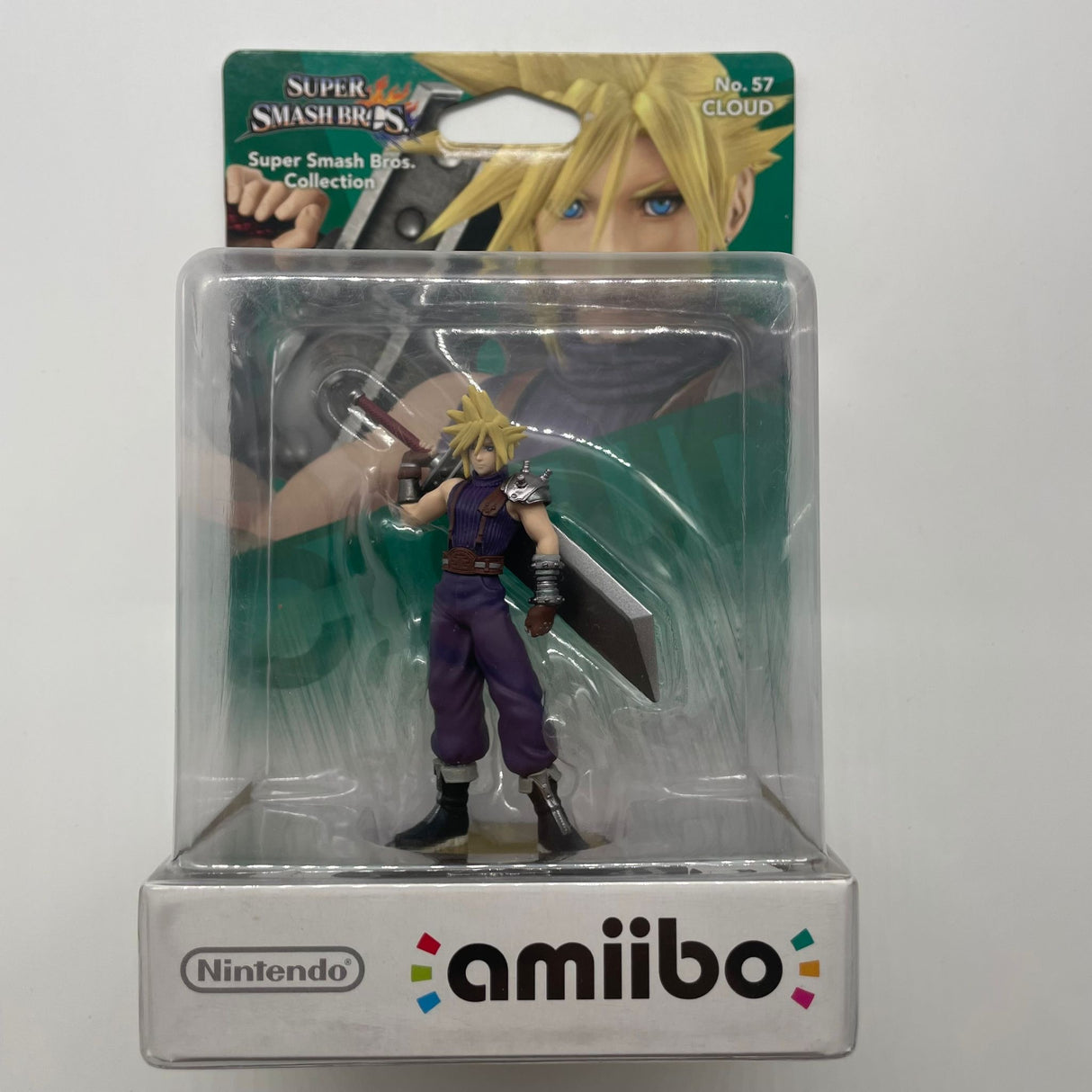 Super Smash Bros Cloud No.57 Nintendo Amiibo