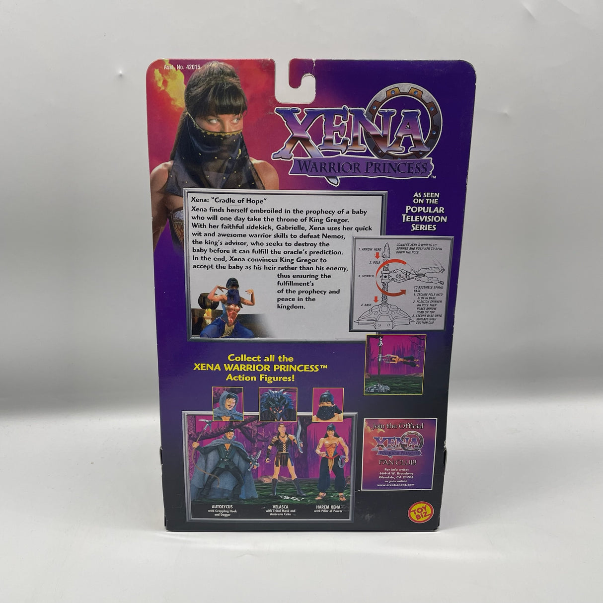 Toy Biz XENA Warrior Princess Harem Xena with Pillar of Power Action Figure