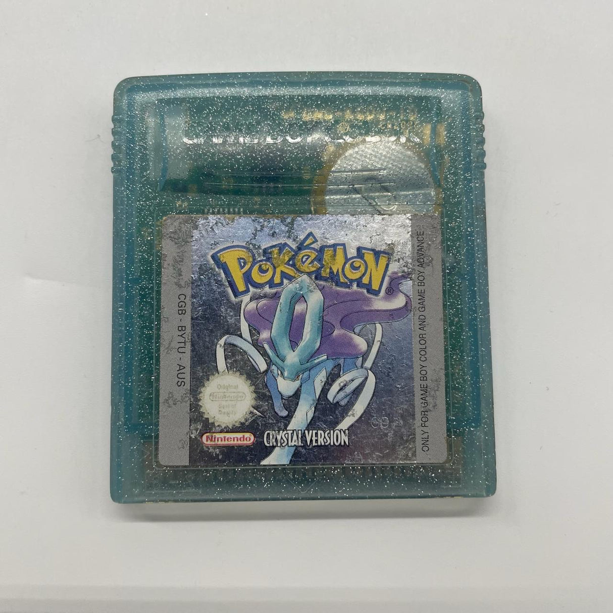 Pokemon Crystal Version Nintendo Gameboy Color / Colour Game Cartridge