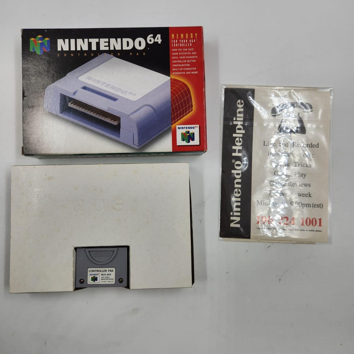 Controller Pak Nintendo 64 N64 Boxed PAL