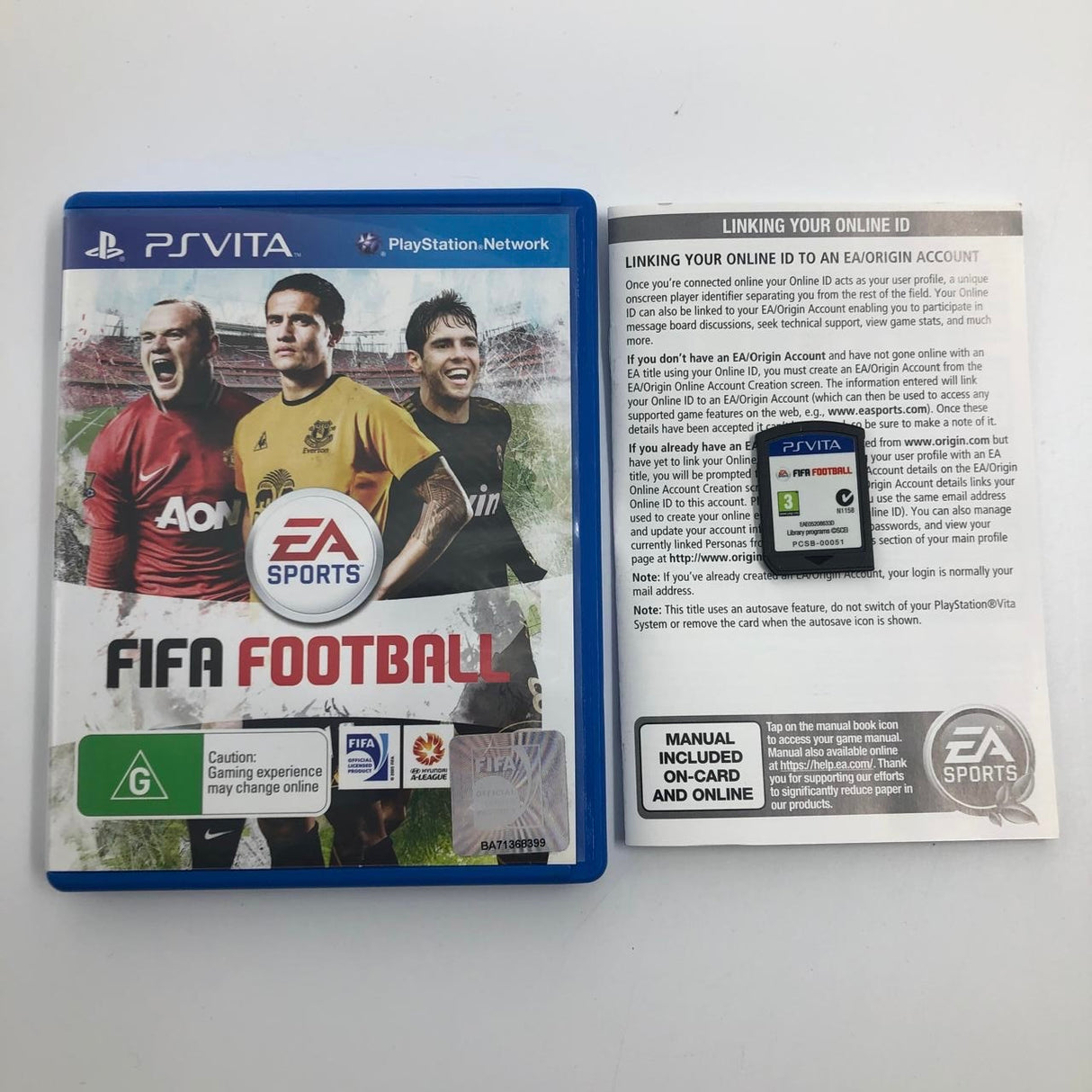 Fifa Football PS Vita Playstation Game + Manual