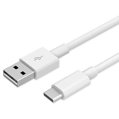 USB to USB Type-C 2m White Charging/Data Transfer Cable